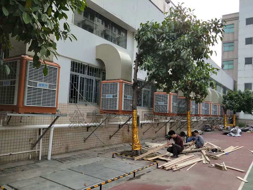 環(huán)?？照{(diào)低成本車間降溫解決方案