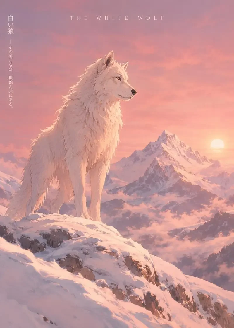 动漫花园推荐作品《雪原白狼》封面，日漫经典题材